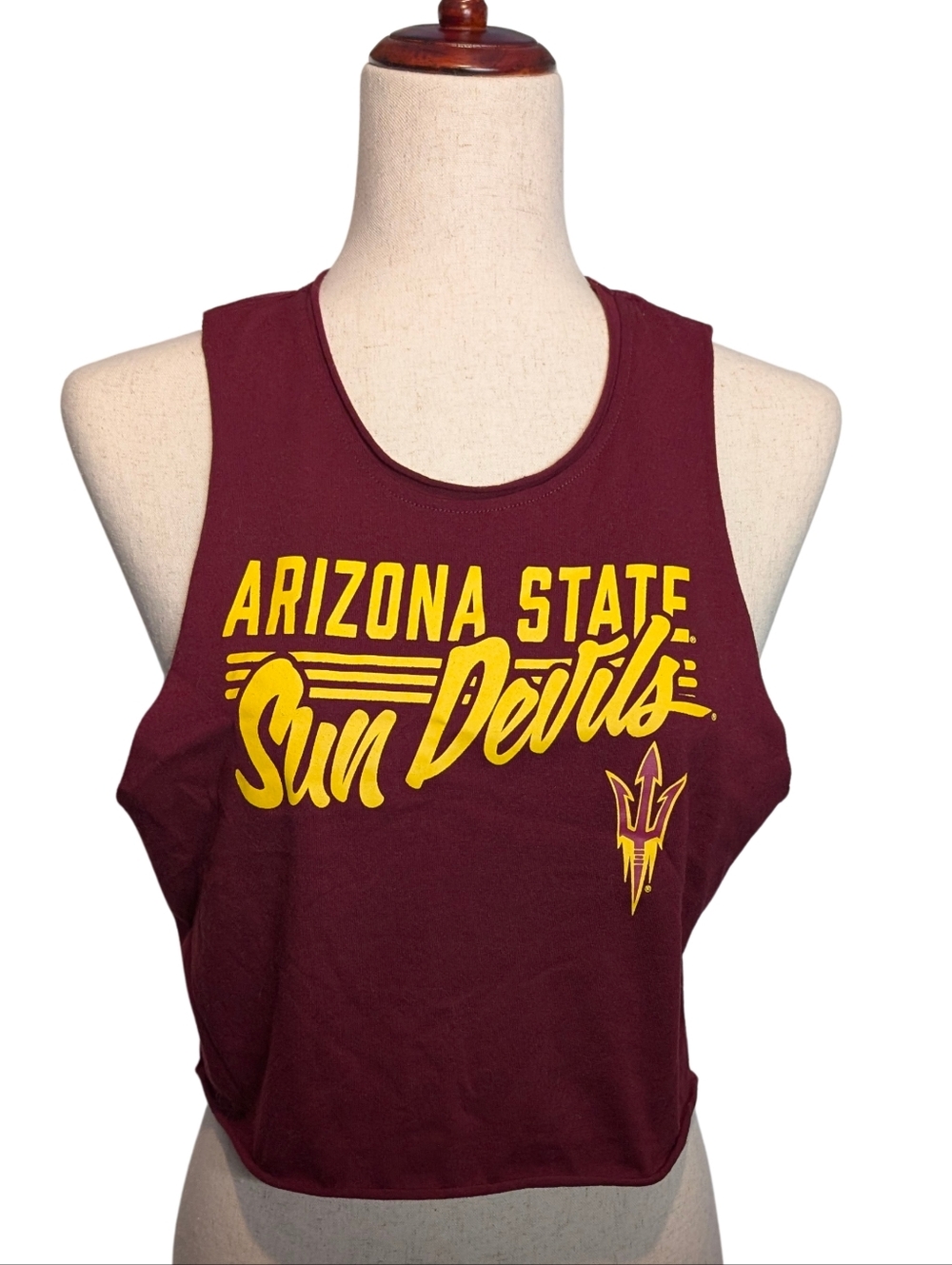 Arizona State Sun Devils Graphic muscle Tank Top. Oversized Small.